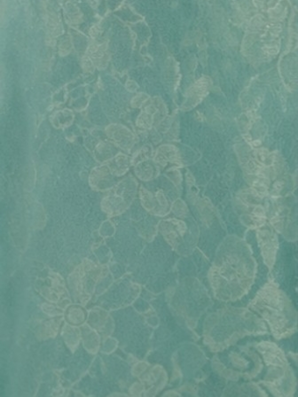 Temptations Turquoise Strapless Beaded Prom Gown - Picture 5 of 6